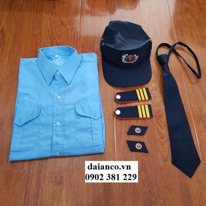 HOT SALES - Bộ quần áo đồng phục bảo vệ xanh dương - đủ size, đủ cấp bậc, đủ phụ kiên