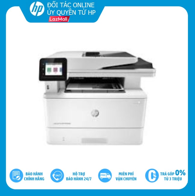 TRẢ GÓP 0% - Máy in đa chức năng HP LaserJet Pro MFP M428fdn (W1A29A) (Print Copy Scan Fax Email), cơ chế in đảo mặt tự động (Duplex) được tích hợp trên máy in