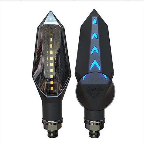 Xinhan Chạy Hiệu Ứng Audi Kiểu L17 Beast Spirit Gắn Dc Mọi Loại Xe, Chống Nước Chống Gãy- Đèn xi nhan xe máy- Đèn xi nhan L17