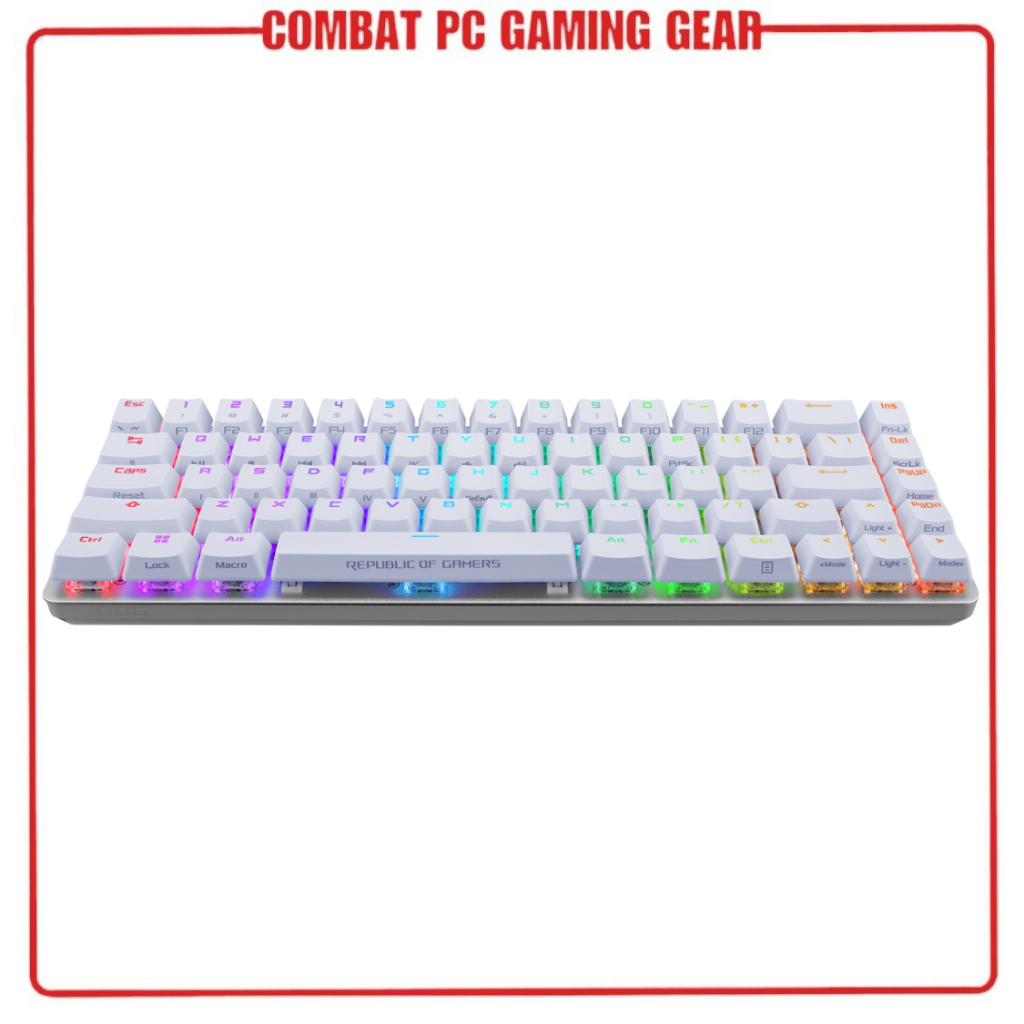 Bàn phím cơ Asus ROG Falchion Ace White ROG Nx Red Switch hàng chính hãng