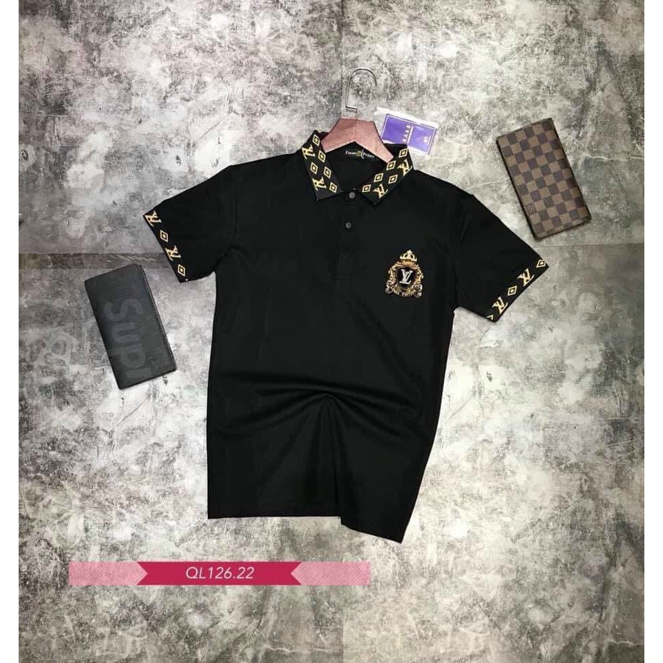 >> BÁO GIÁ ÁO THUN NAM CỔ BẺ PHỐI LOGO CRT777 THỜI TRANG | Shopee Lazada Sendo Tiki mới nhất 206 Áo Thun Nam Cổ Bẻ, Áo Polo Nam Tay Ngắn LV Thêu Logo Siêu Đẹp Chất Thun Cá Sấu Thời Trang Công Sở - AH02