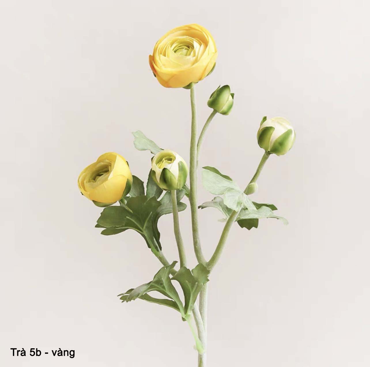 Hoa lụa cành hoa trà, hoa mao lương giả