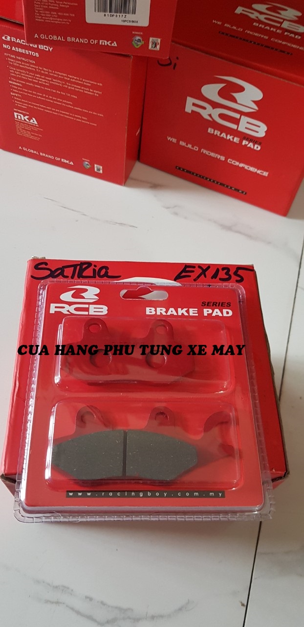 Bố thắng đĩa trước RCB cho xe Exciter 135/ Satria