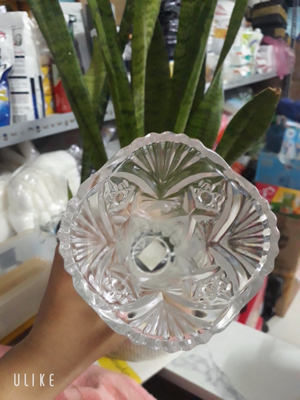 Bình bông lọ hoa thủy tinh cao 20CM #dày dặn