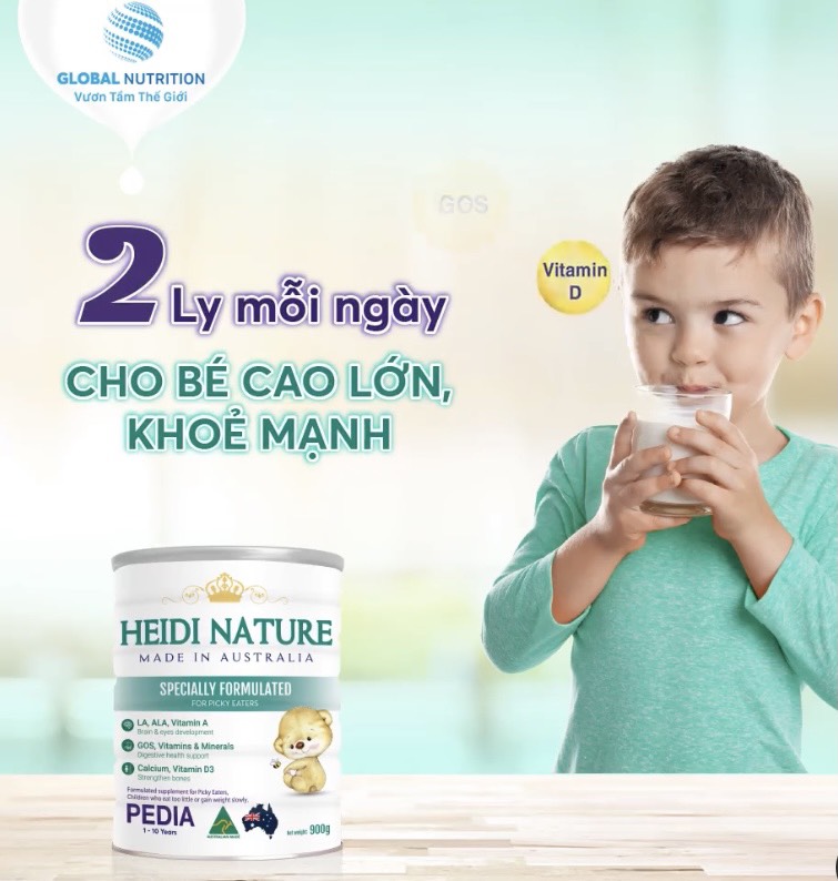 Sữa Úc Heidi Nature Pedia 900g (date mới)
