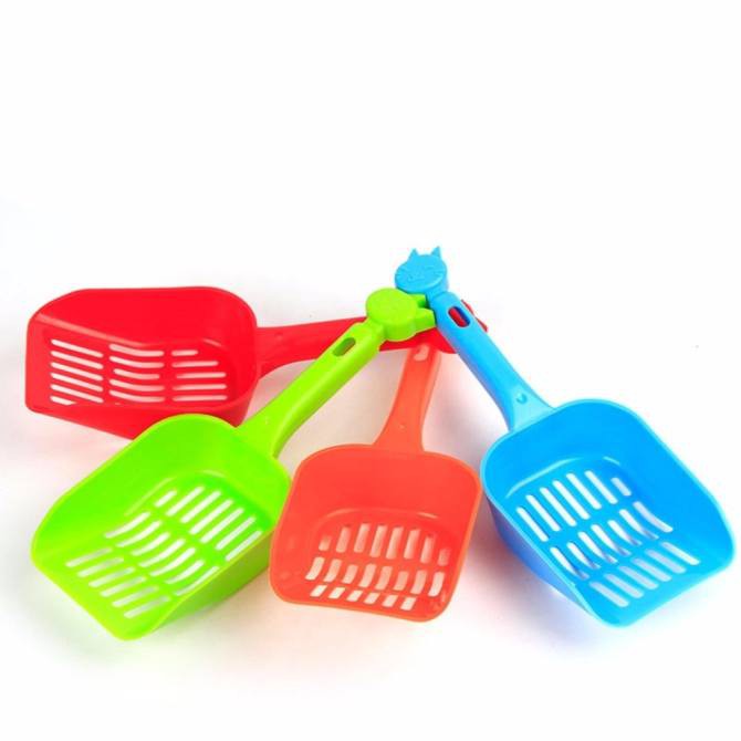 Xẻng nhựa hốt cát mèo