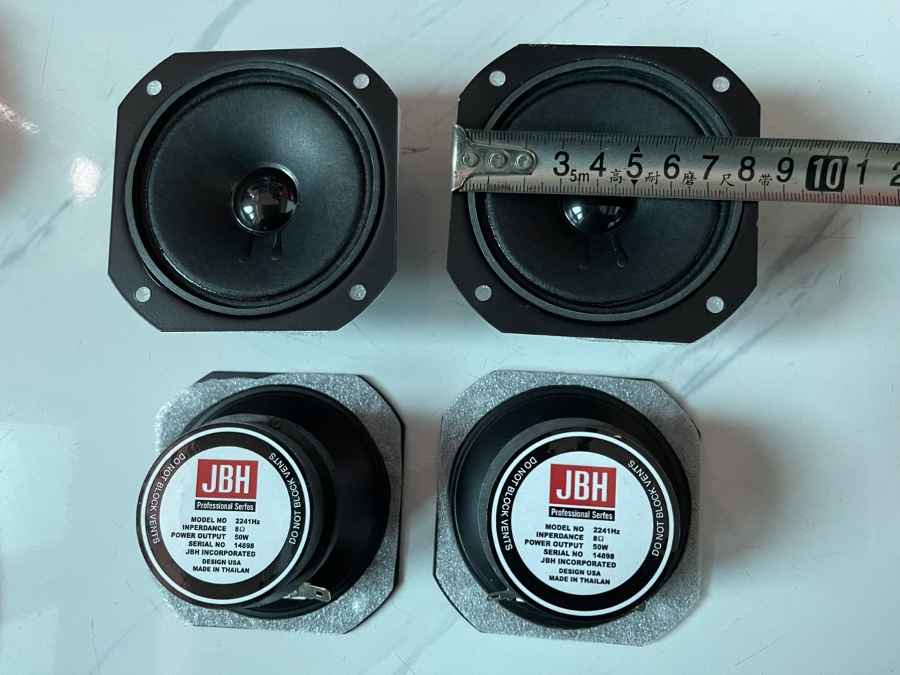 Loa treble 2 từ JBH vuông 8.5 cm hàng nhập - Loa treble cao cấp - loa treble rời xịn