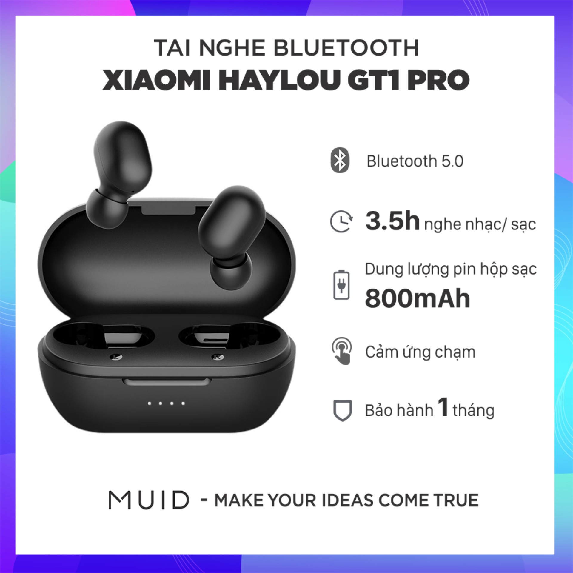 >> BÁO GIÁ TAI NGHE BLUETOOTH THẾ HỆ 12 PHIÊN BẢN PRO NÂNG CẤP HIỆN CỬA SỔ TỰ ĐỘNG KẾT NỐI , NÚT CẢM ỨNG, MICRO HD, GIẢM | Shopee Lazada Sendo Tiki mới nhất 134 Tai Nghe Bluetooth True Wireless Xiaomi Haylou GT1 Pro Bluetooth 5.0 ( Phiên Bản Nâng Cấp Haylou GT1)