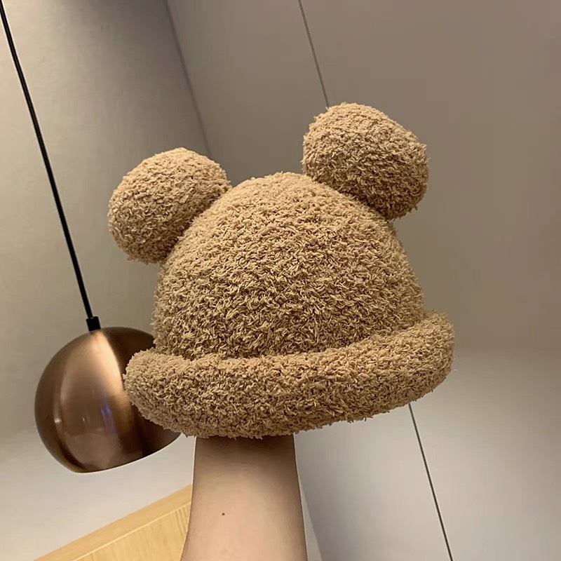 Mũ len lông cừu tai mickey cho bé yêu