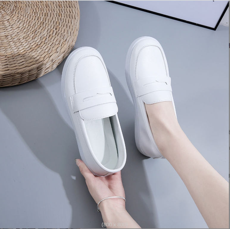 Giày Lười Da Nữ Êm Chân Sang Trọng HPG54