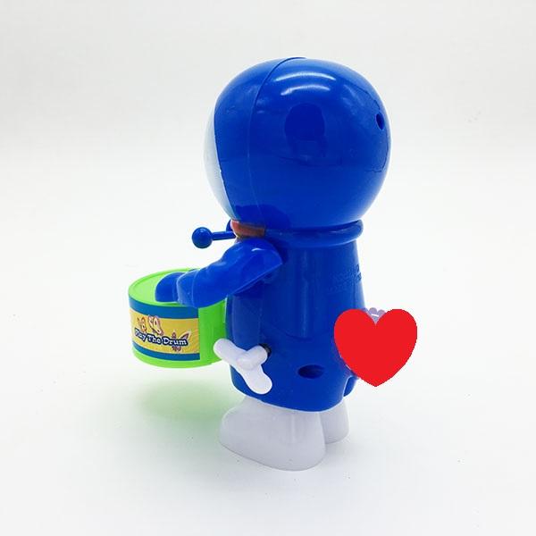 Đồ chơi Doraemon đánh trống vặn cót bằng nhựa
