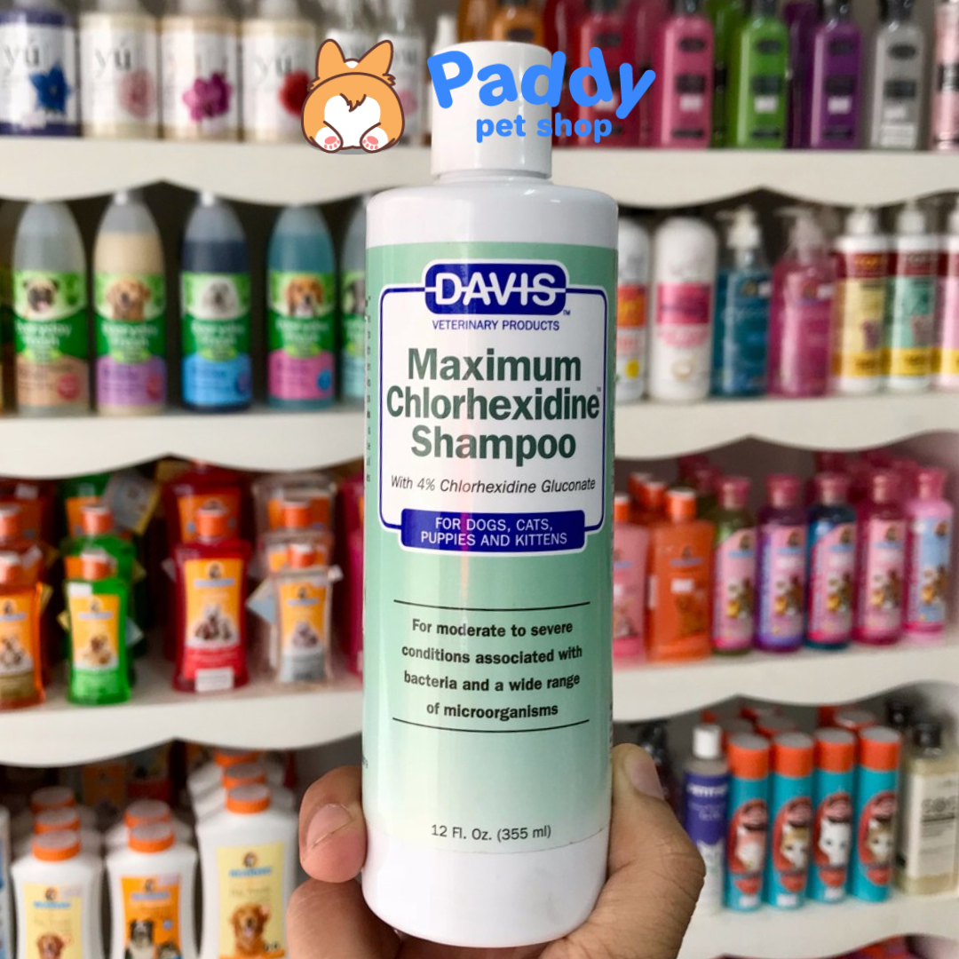 Sữa Tắm Davis Viêm Da & Nhiễm Khuẩn Cho Chó Mèo (355ml)