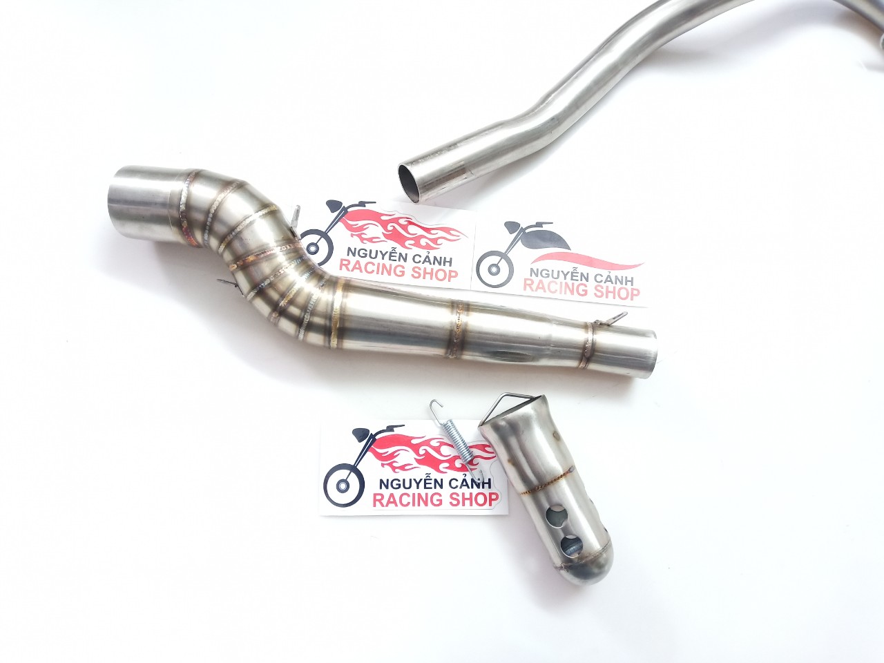 cổ pô exciter 2010 2 khúc có tiêu giảm thanh