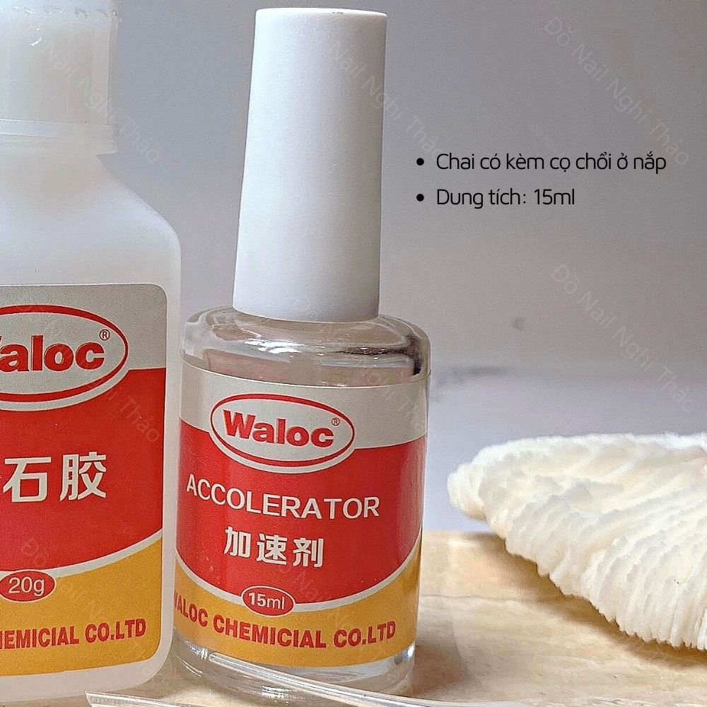 Nước khô keo làm sáng đá waloc 15ml NGHI THẢO