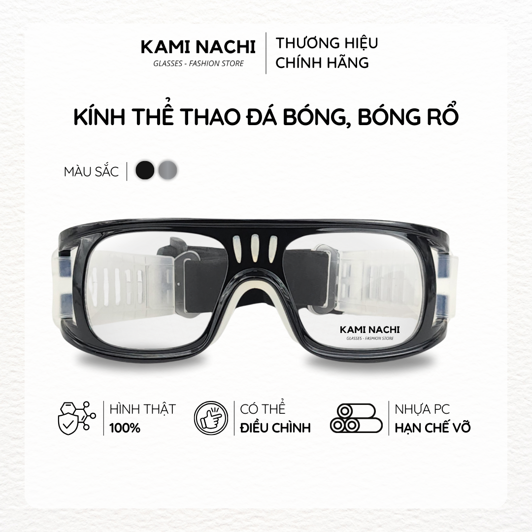 Gọng kính thể thao KAMI NACHI chuyên dụng cho người chơi thể thao, đá banh, bóng rổ