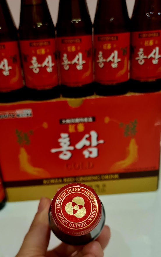 (Hộp 10 Chai 100ml) Nước Uống Hồng Sâm Hàn Quốc.