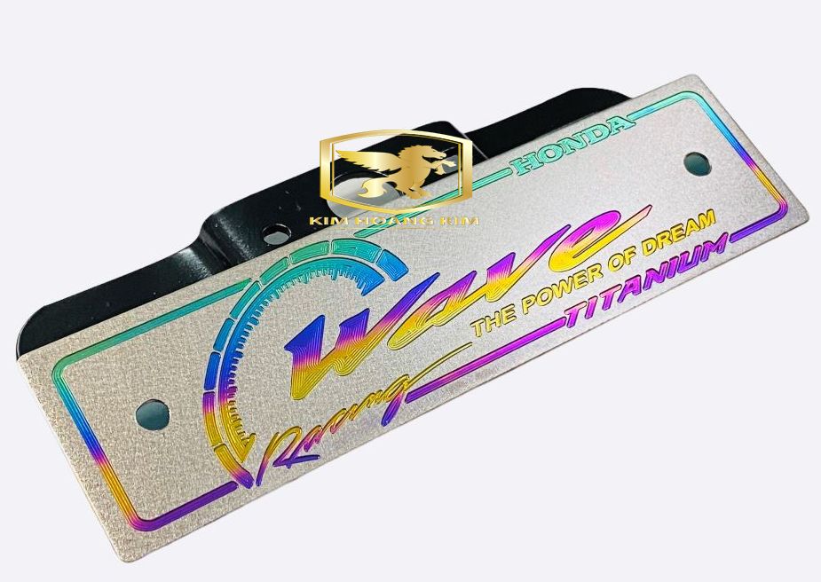 Bảng tên TiTanium Khò gắn Wave + 2 ốc Proti