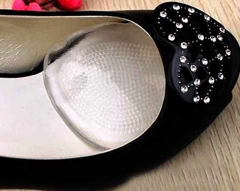 Miếng lót mũi giày êm chân silicon trong suốt (1 cặp)
