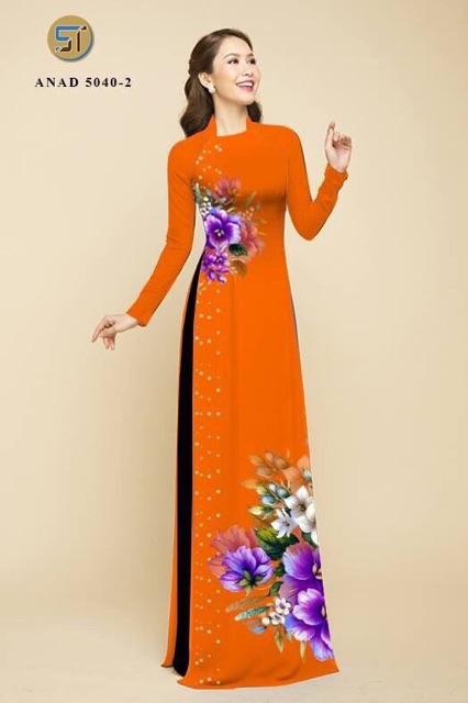 [HCM]Vải áo dài hoa eo