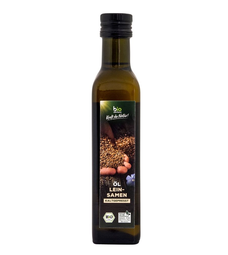 Dầu hạt lanh ép lạnh nguyên chất hữu cơ 250ml (Natur Green - ener Bio)