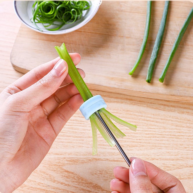 Dụng Cụ Bào Sợi Rau Muống Chẻ Hành Lá Nhỏ Gọn dễ bào và chẻ sợi