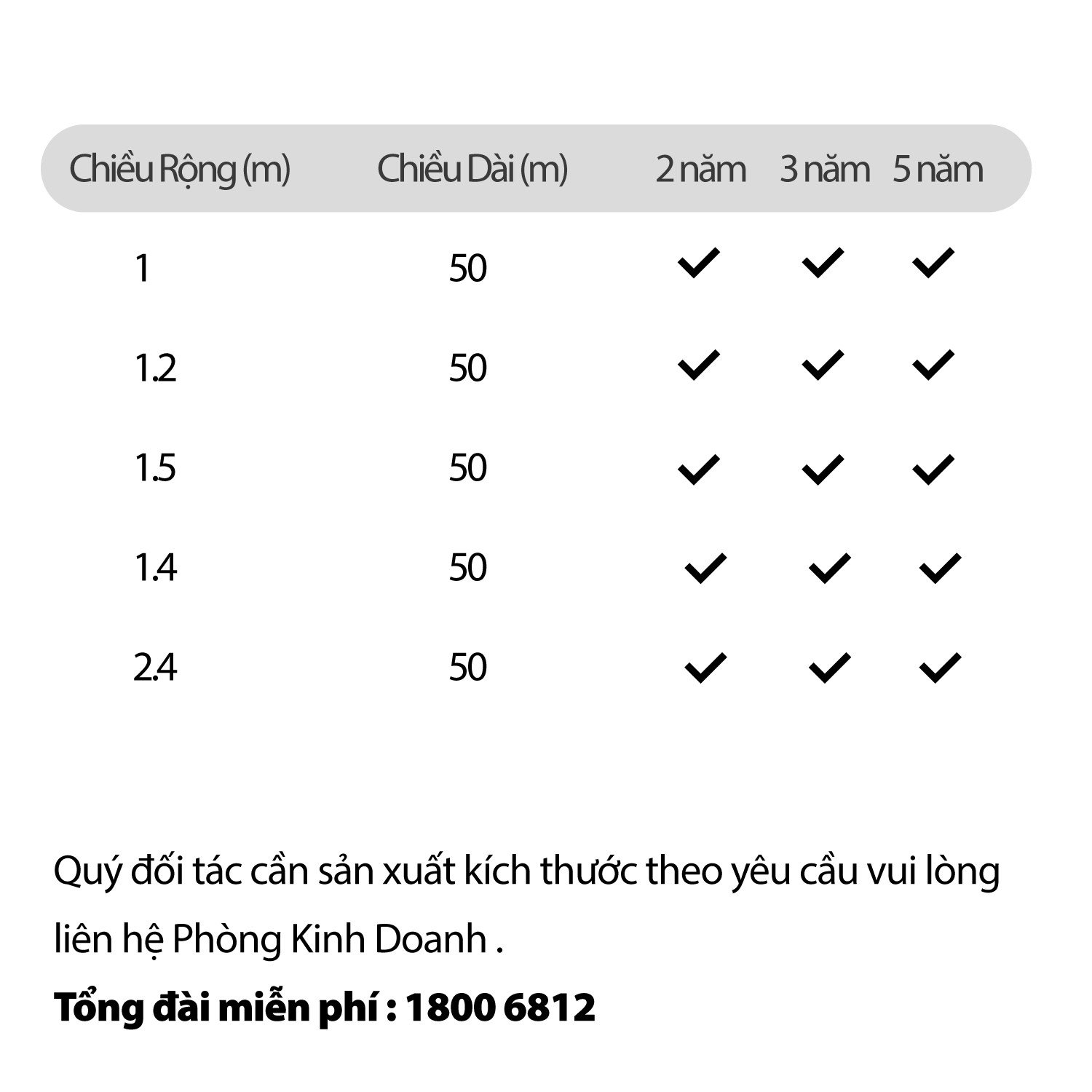 Lưới vải chống cỏ CROCO - Cuộn dài 50m