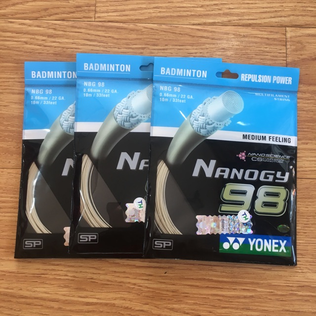 Dây cước đan vợt cầu lông Yonex Nanogy 98 (chính hãng)