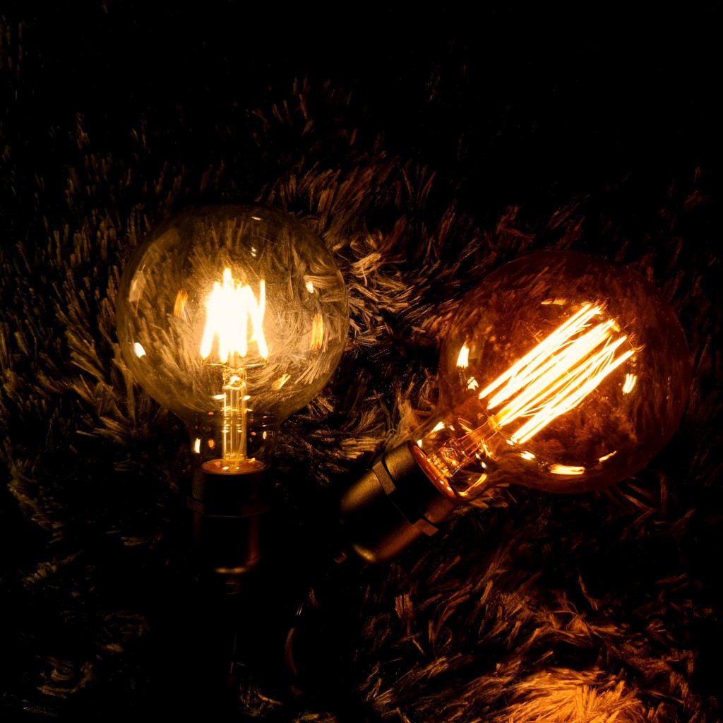 Bóng Đèn Edison G95 Amber Sợi Đốt Cao Cấp [Giá Cực Rẻ]