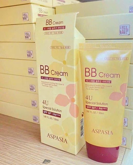 Kem nền aspasia bb cream 4u special solution hàn quốc 50ml