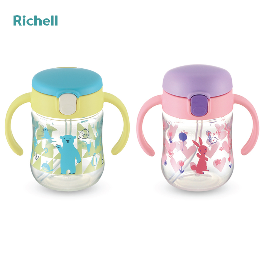 CỐC ỐNG HÚT T.L.I RICHELL (VÀNG)