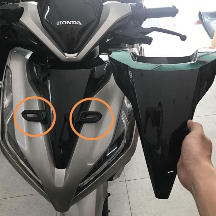 Mặt Nạ Xe VARIO Kiểu CLICK 2018->2021 Đen & Carbon