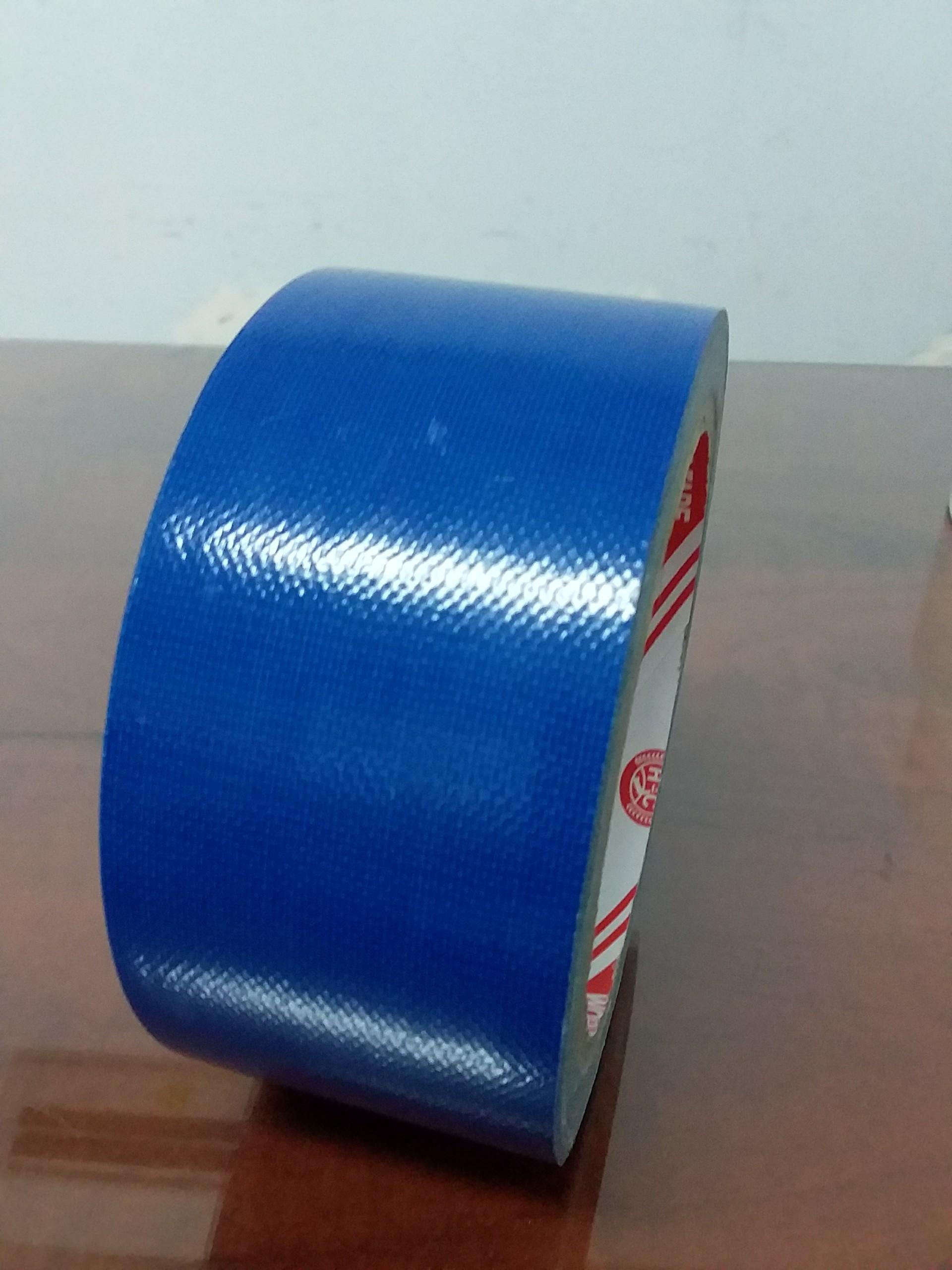 [HCM]1 cuộn băng keo bản vải rộng 5cm.hai màu xanh dương và xanh lá