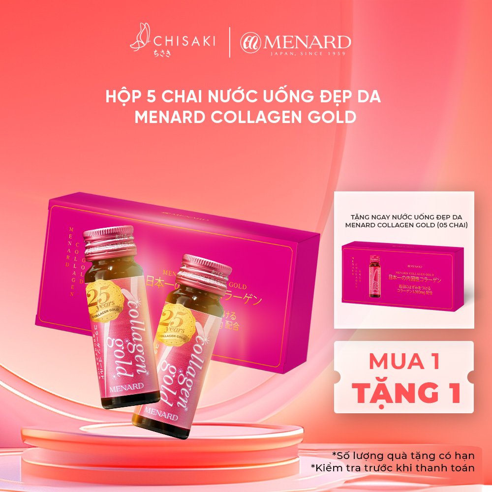 Nước uống đẹp da collagen Menard Collagen Gold
