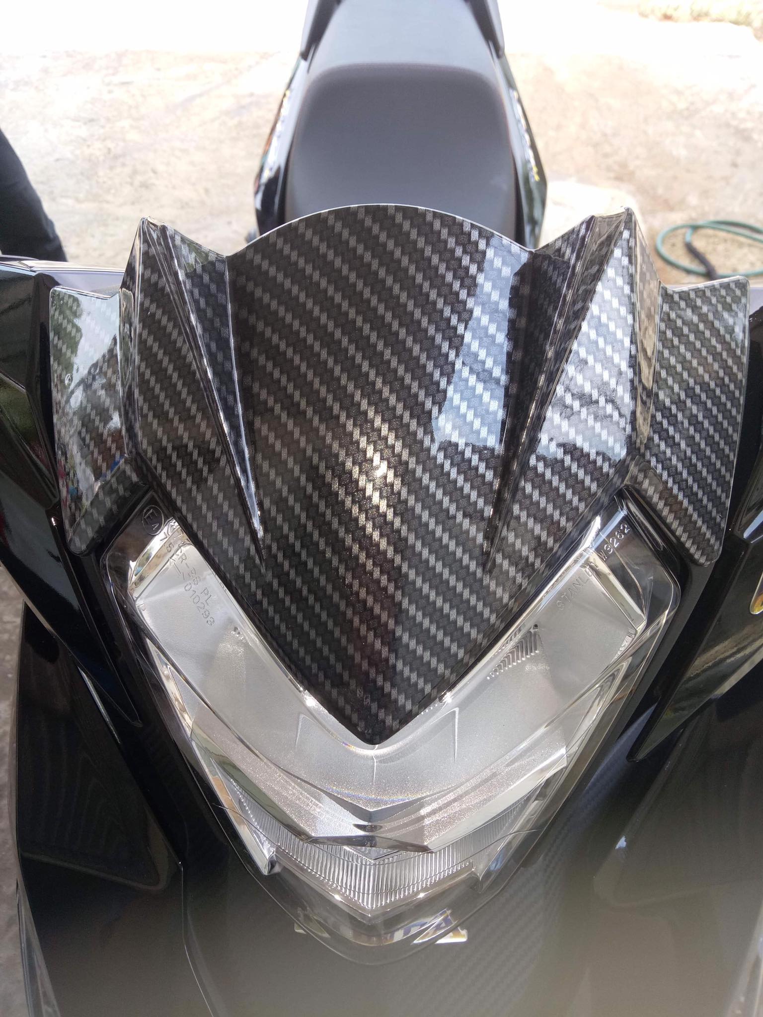 Ốp đầu winner v1 carbon