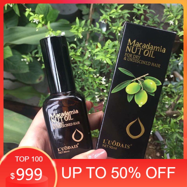 Tinh dầu dưỡng tóc macadamia nut oil oliu