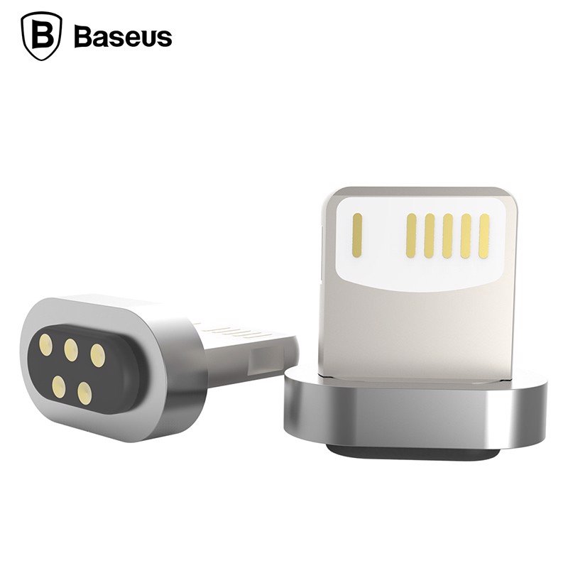 Cáp dây sạc nhanh Baseus Nam Châm Cable USB For Lightning (2.4A)/Micro USB (2.4A)/Type C (3A), chiều dài 1m, truyền dữ liệu tốc độ cao 480Mbps 2.4A, dây siêu bền