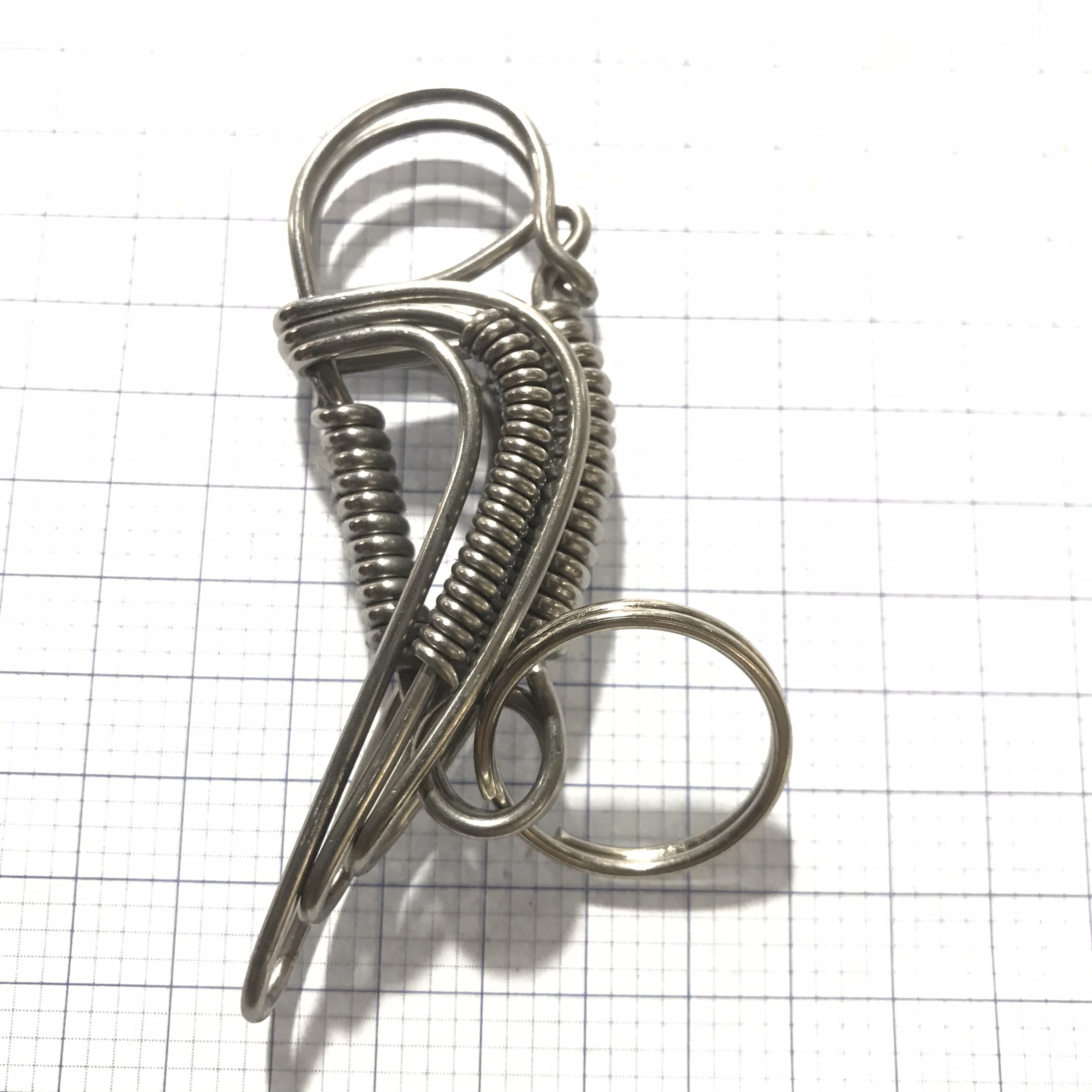 Móc khóa Inox 304 uốn kiểu