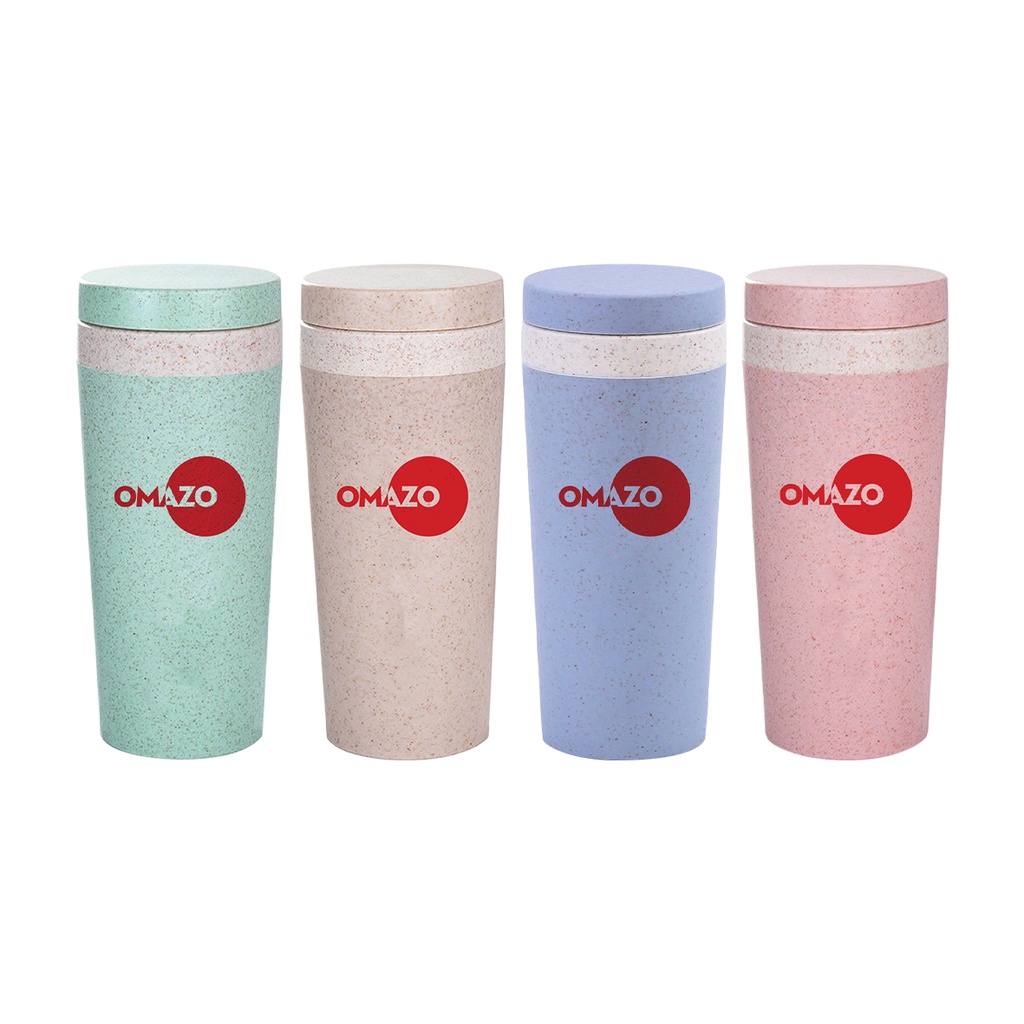[GIFT - HÀNG TẶNG] Cốc giữ nhiệt lúa mạch có quai 300ml (Màu ngẫu nhiên)