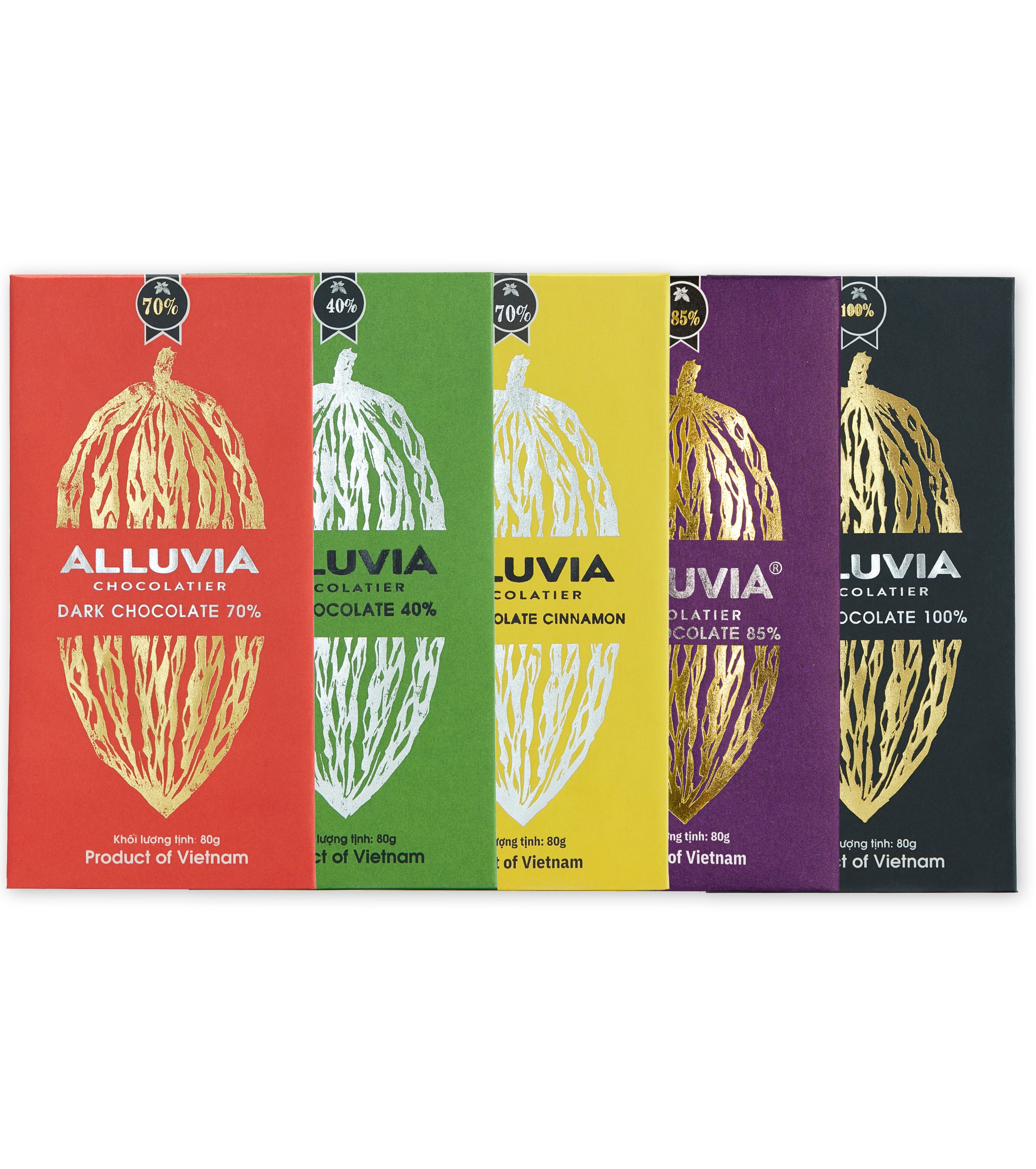 Sô cô la đen Alluvia vị cà phê 80g
