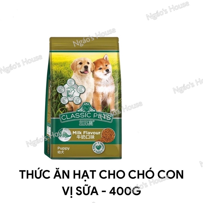 Thức ăn hạt dành cho chó Classic Pets 400gr