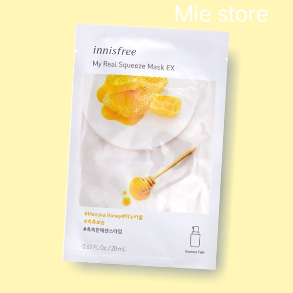 [HCM]Mặt nạ innisfree Mật ong My Real Queeze Mask 20ml