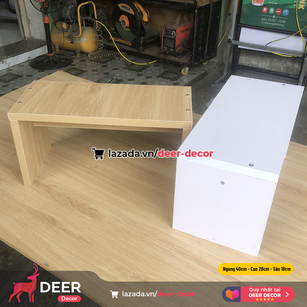 Shelf for pedicure manicure nail wooden MDF-deer decor