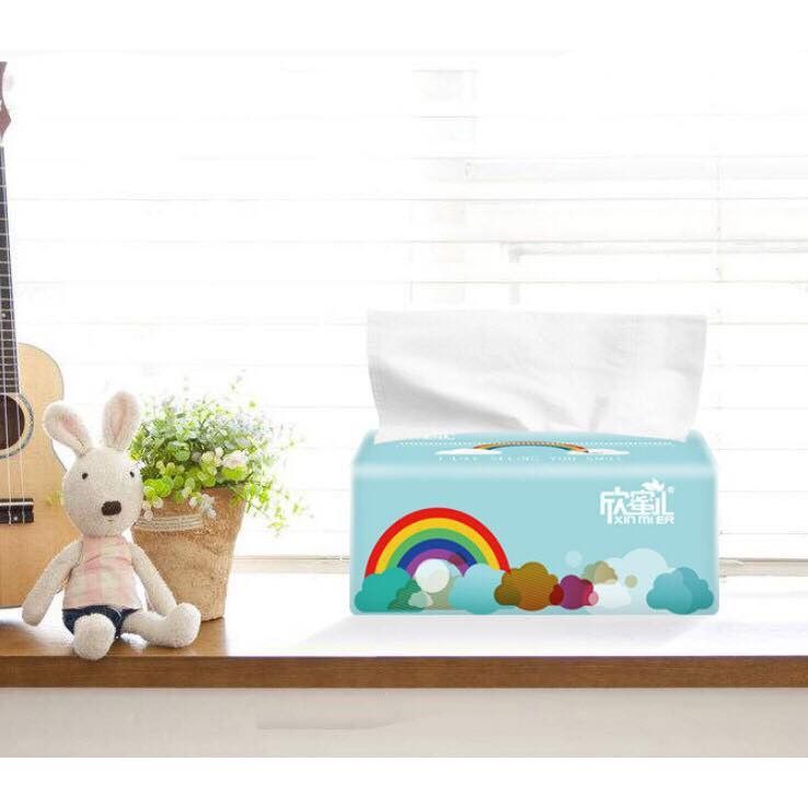 5 BỊT KHĂN GIẤY RÚT CẦU VỒNG SIÊU DAI