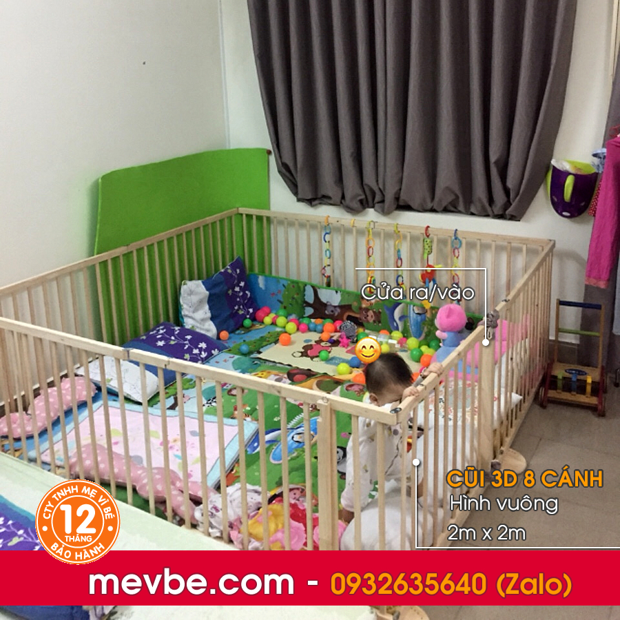 Room divider / playpen 8 elements