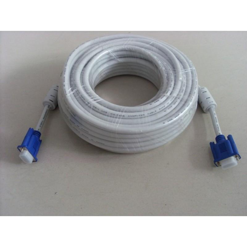 (HCM)Dây VGA 20M Dây cáp VGA 20M - Trắng