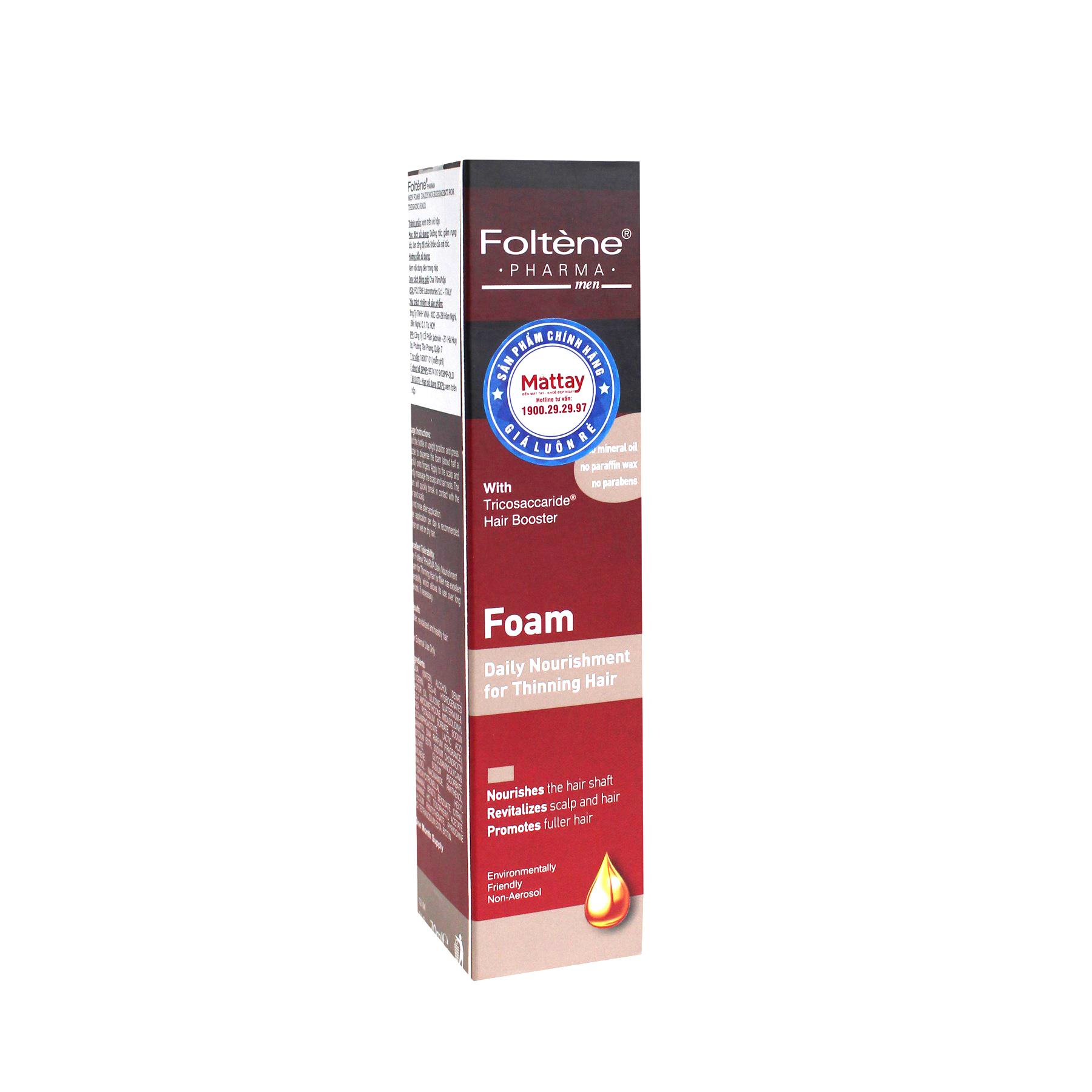 FOLTÈNE – FOAM MEN THINNING HAIR
