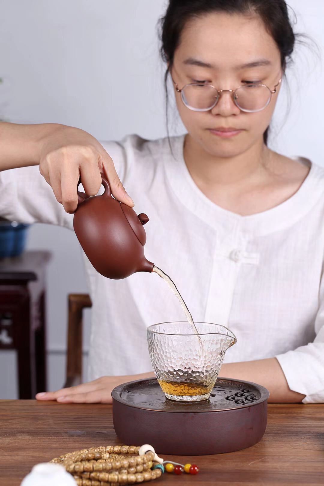 Ấm Tử Sa Nghi Hưng Cà Đoạn Tử Nê 280ml