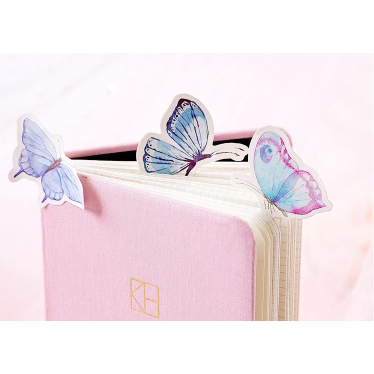 Bộ 46 Sticker Hàn Quốc hình con bướm dán trang trí E29