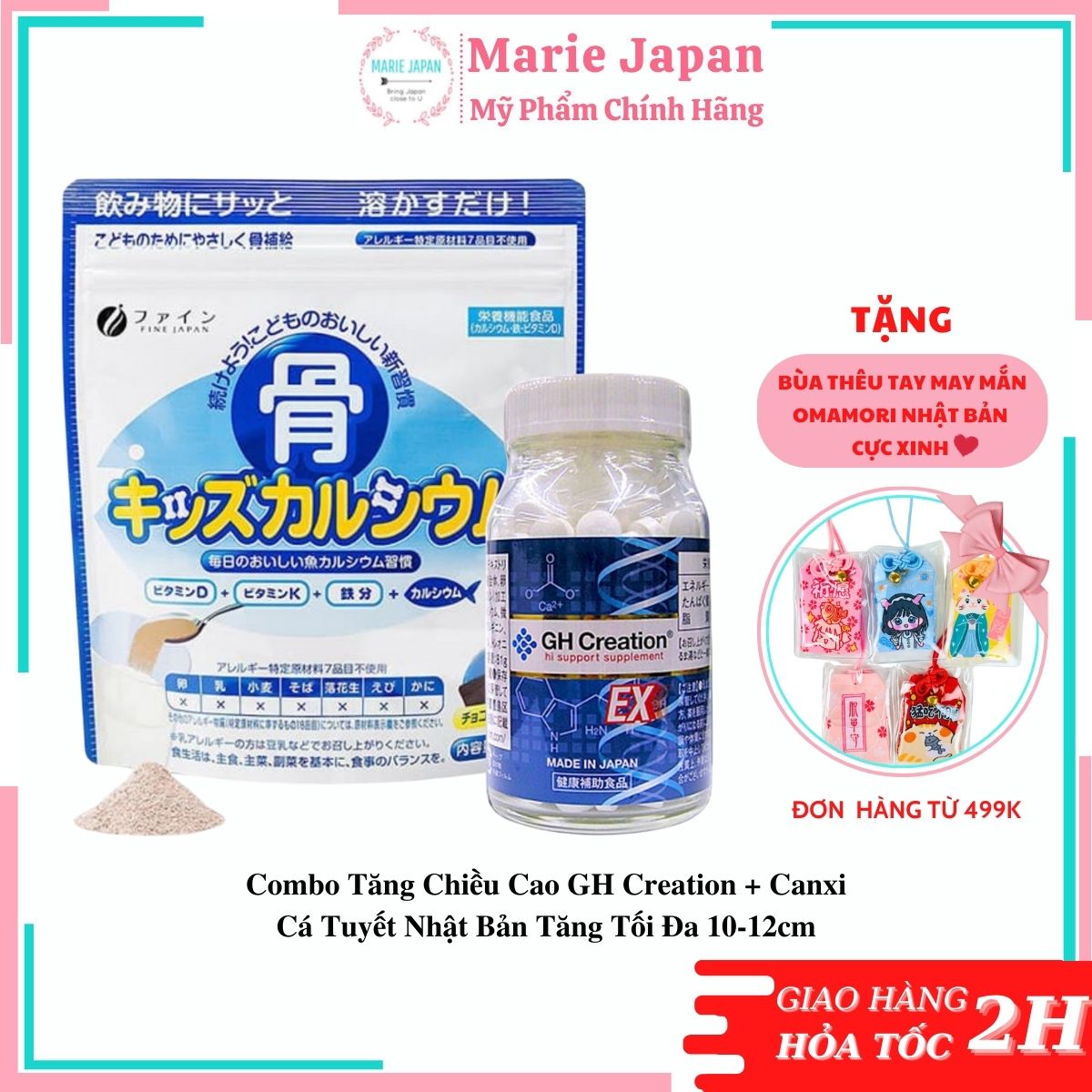 Combo Tăng Chiều Cao Gh Creation Ex Nhật Bản
