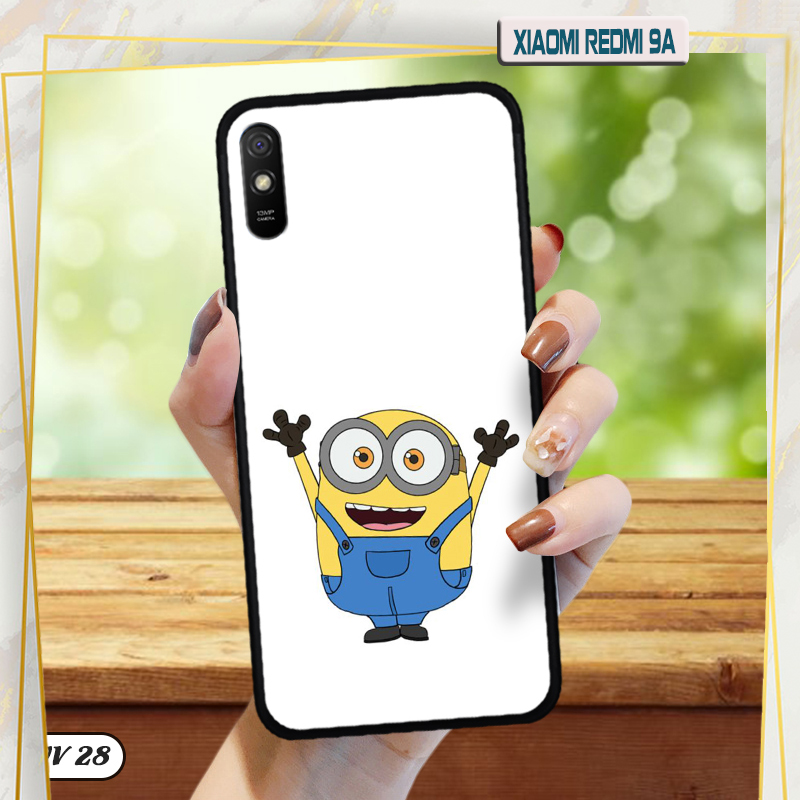 Ốp Xiaomi Redmi 9A lưng nhám -ngộ nghĩnh